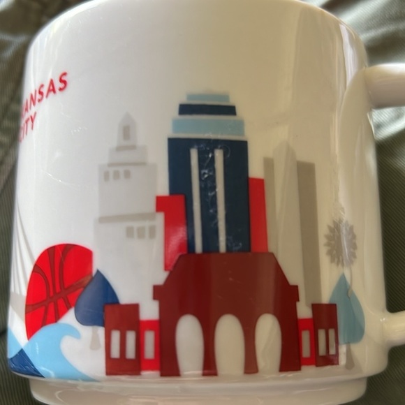 Starbucks 2017 Kansas City You are Here Collection 14oz Coffee Tea Mug Cup - Picture 4 of 12
